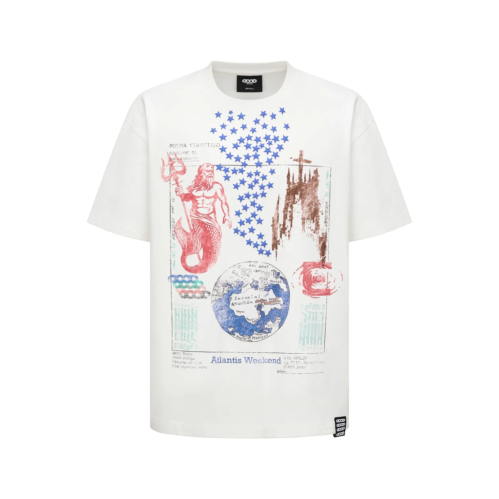 Atlantis Neptune Tee — Blanco