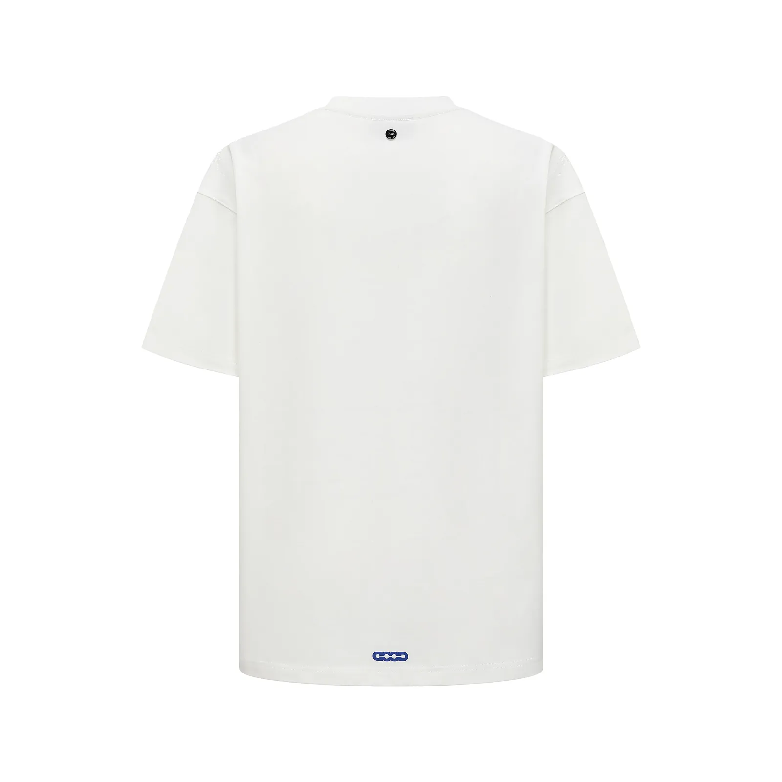 Atlantis Slogan Tee — Blanco, vista posterior