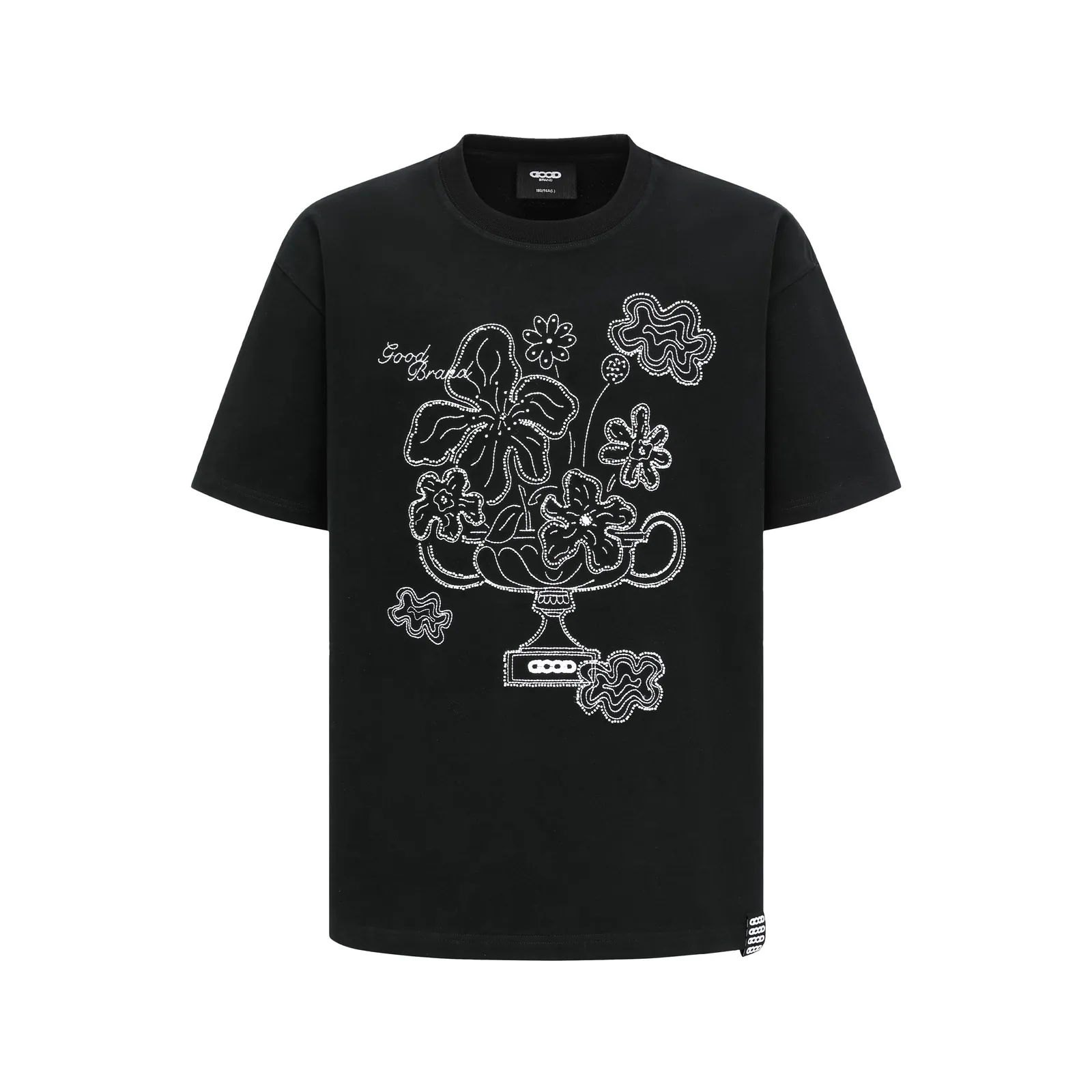 Blooming Flower Tee — Negro