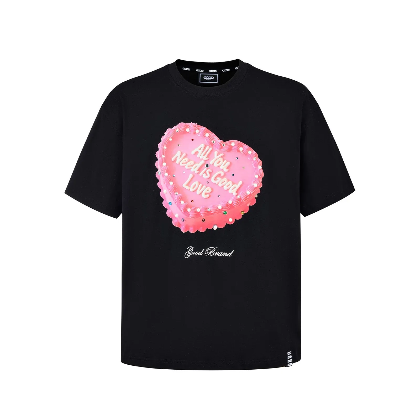 Cake Rising Tee — Negro