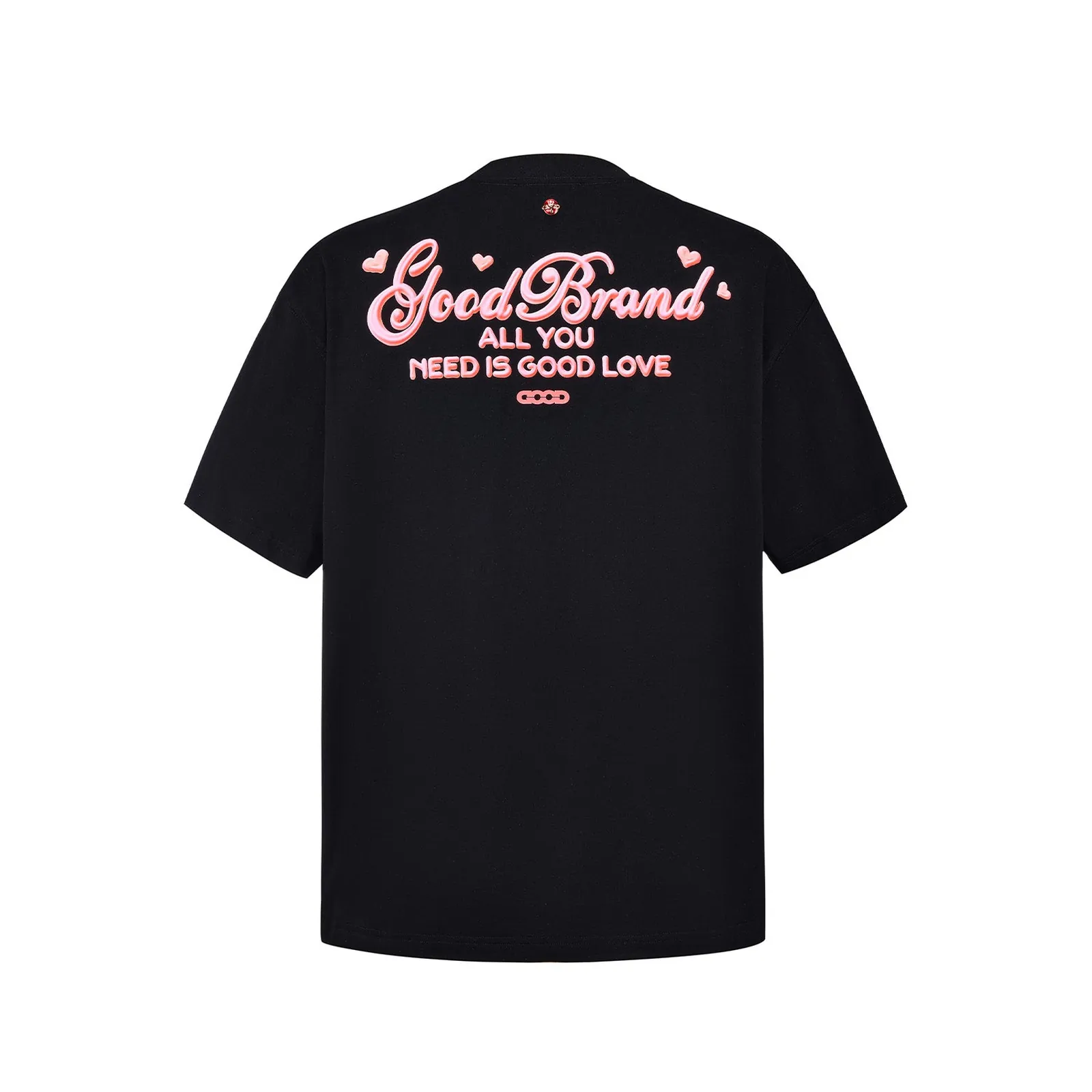 Cake Rising Tee — Negro, vista posterior