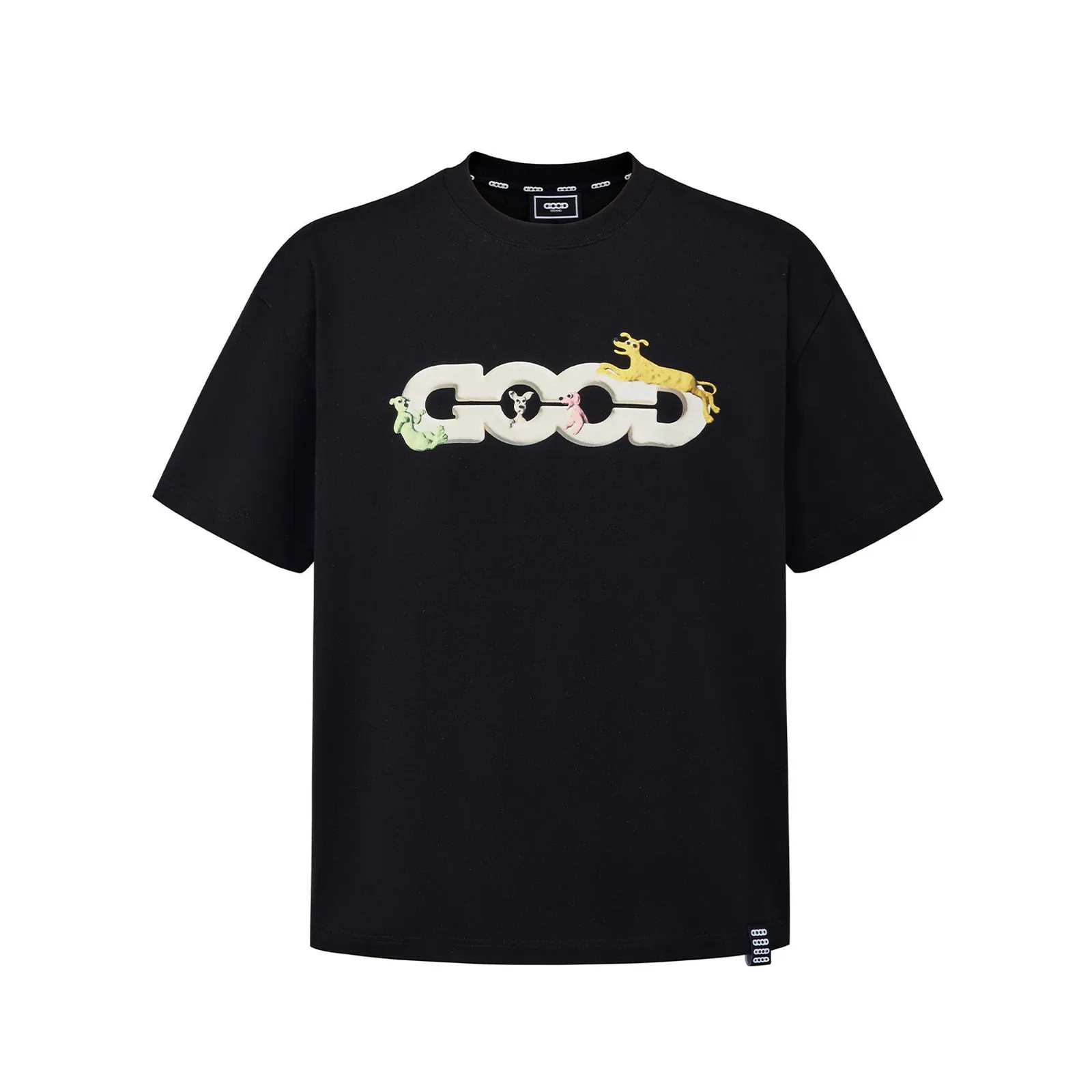 Clay Dog Tee — Negro