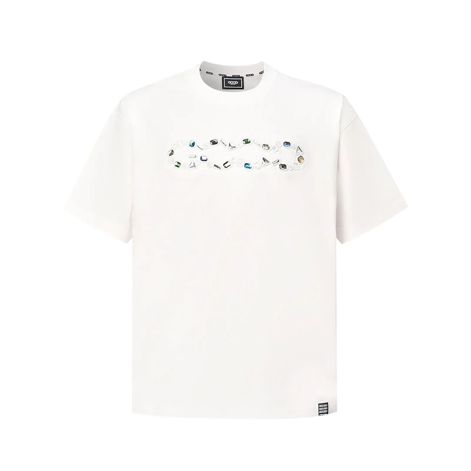 Gemstone Setting Tee — Blanco