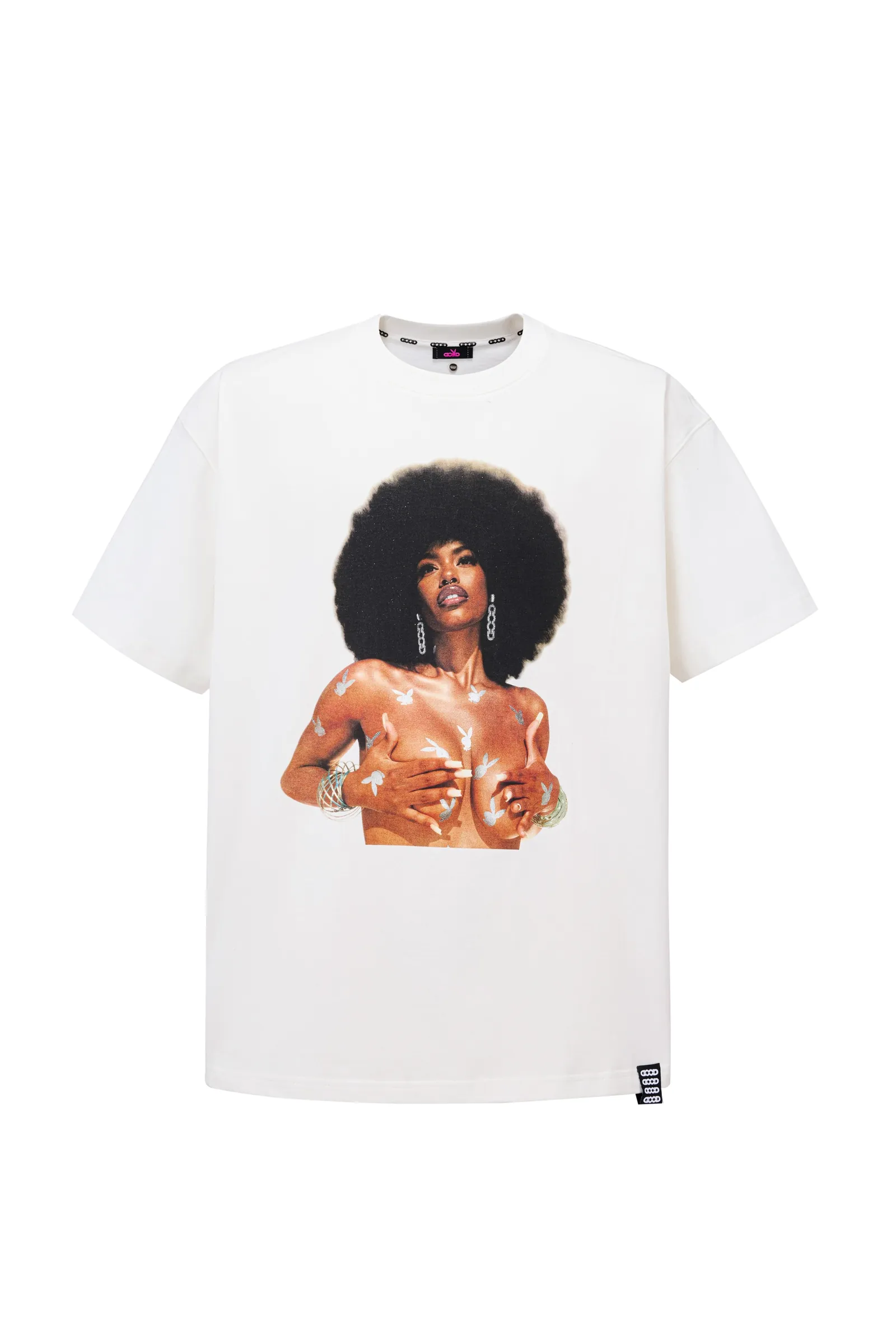 Flash Girl Tee — Blanco