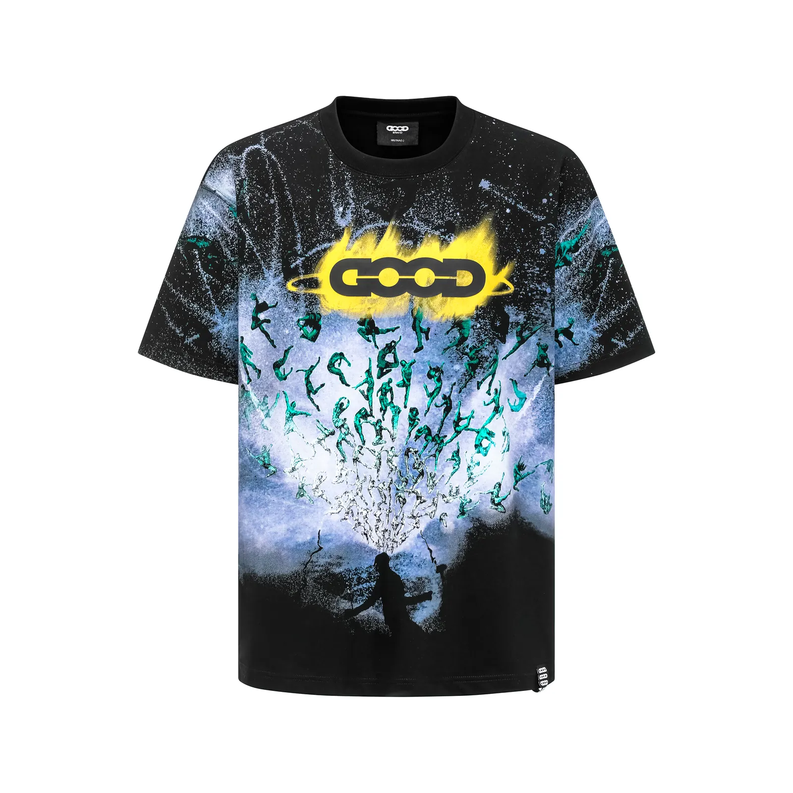 Space Collapse Tee — Negro
