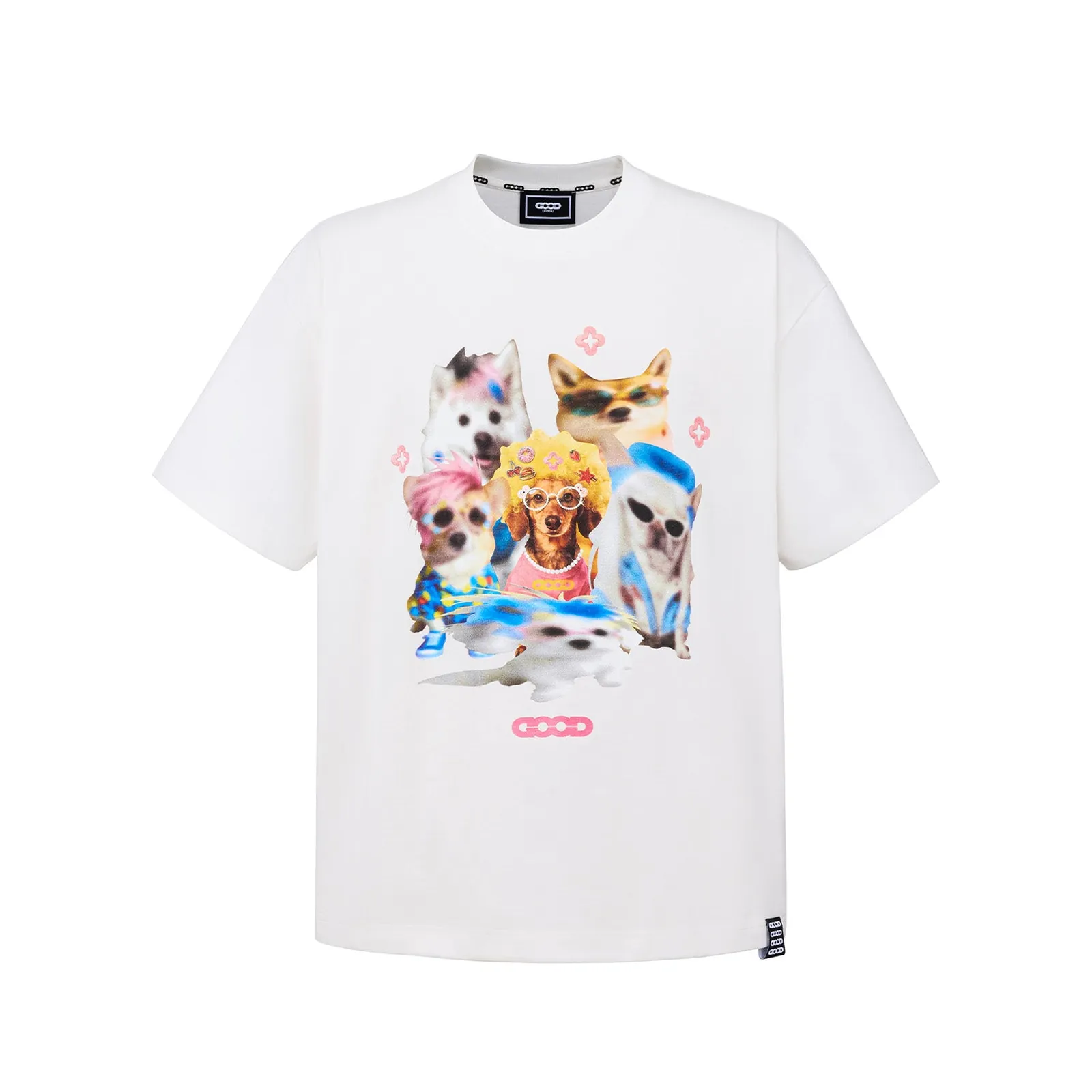 Sparkle Paw Patrol Tee — Blanco