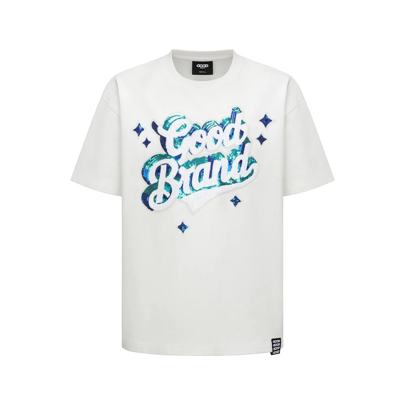 Stereoscopic Star Tee — Blanco