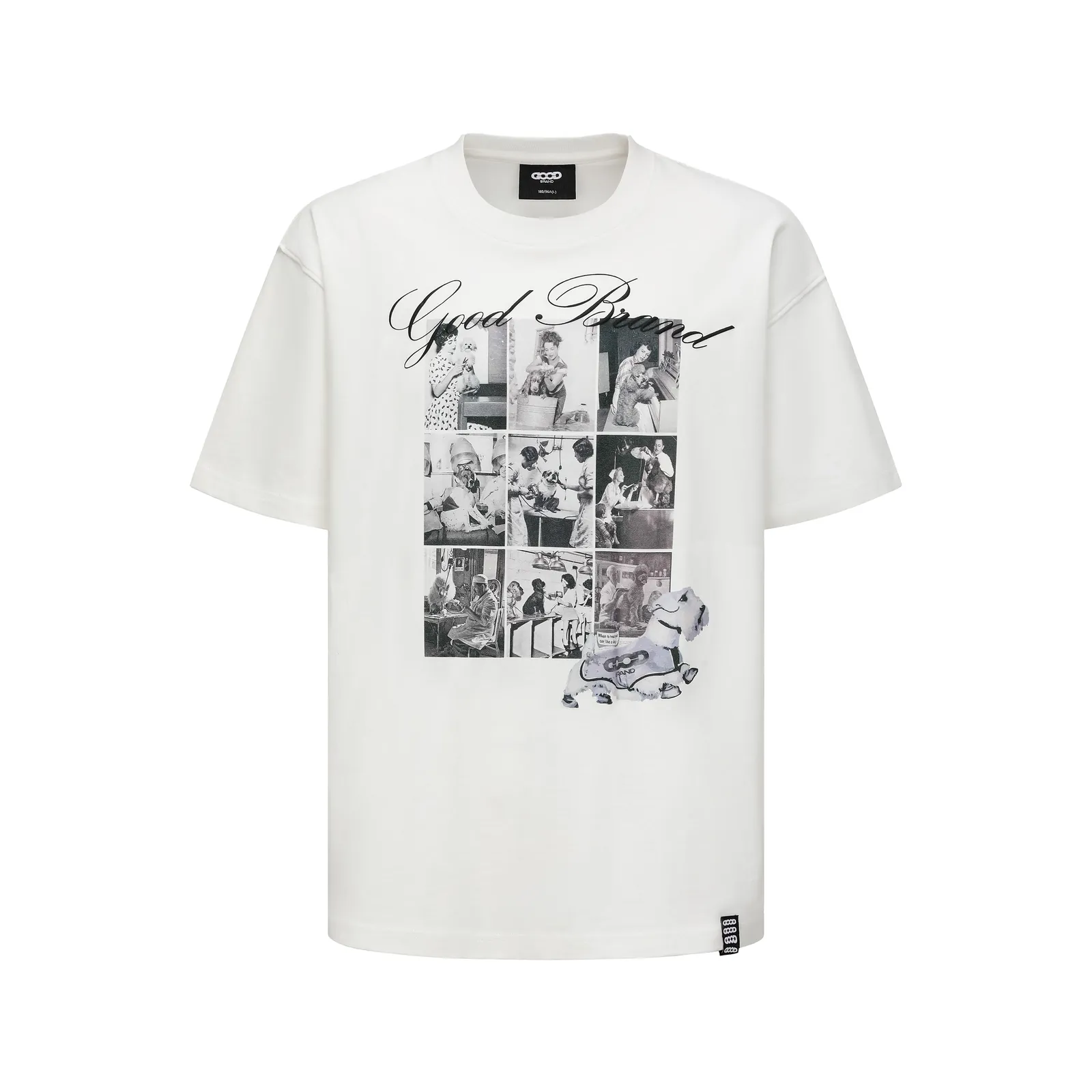 Vintage Portrait Tee — Blanco